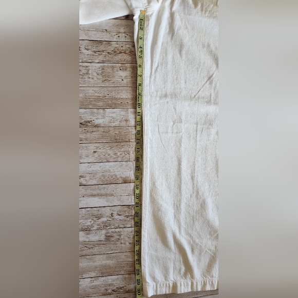 Madewell NWT Baggy Straight Jeans white size 31 womens - Picture 5 of 6